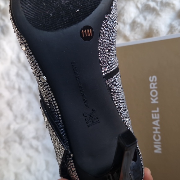 Black rhinestones heels - Picture 5 of 12